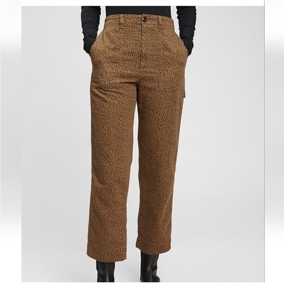 Cheetah Print Cargo Pants Gap - Picture 1 of 7